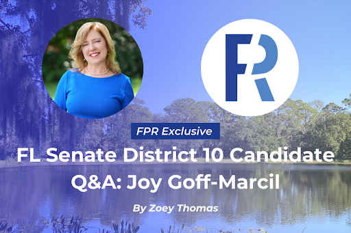 Joy Goff-Marcil speaks about her experiences, reasons for running and opinions on priority issues in an exclusive FPR interview