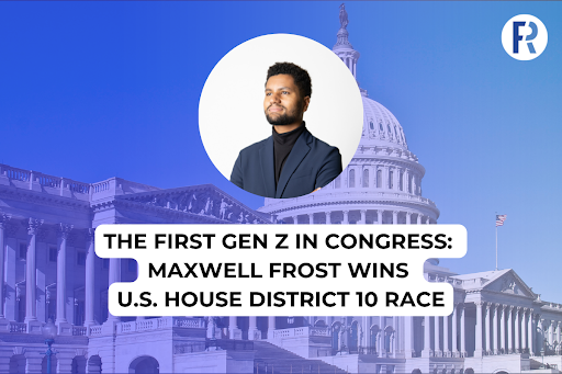 Florida voters in Orlando elected 25-year-old Maxwell Frost as their representative, making him the first Gen-Zer in Congress