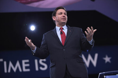 Speaking at a conference, Ron DeSantis and Trump will face off in what will likely prove to be a divisive competition for the GOP's soul